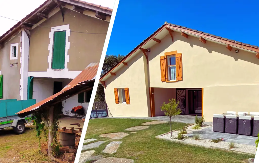Rénovation extension de maison dans les Landes