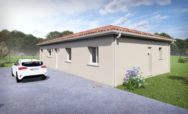 Photo maison 100&nbsp;m²<br>sur terrain 500&nbsp;m²
