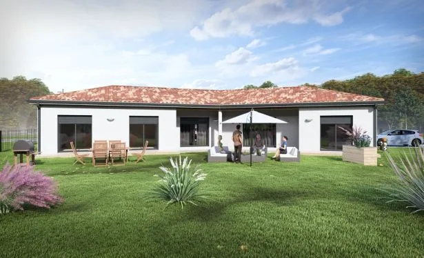 Photo maison 140&nbsp;m²<br>sur terrain 618&nbsp;m²