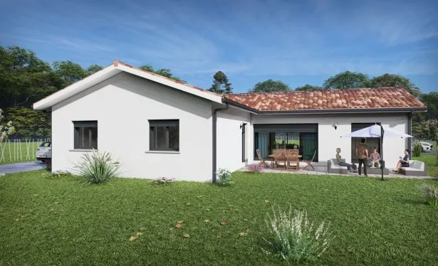 Photo maison 145&nbsp;m²<br>sur terrain 500&nbsp;m²